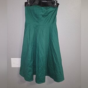 Emerald Green Pin Up Style Dress Size Medium